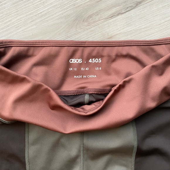 ASOS Colorblock Leggings size 8 - Picture 4 of 7
